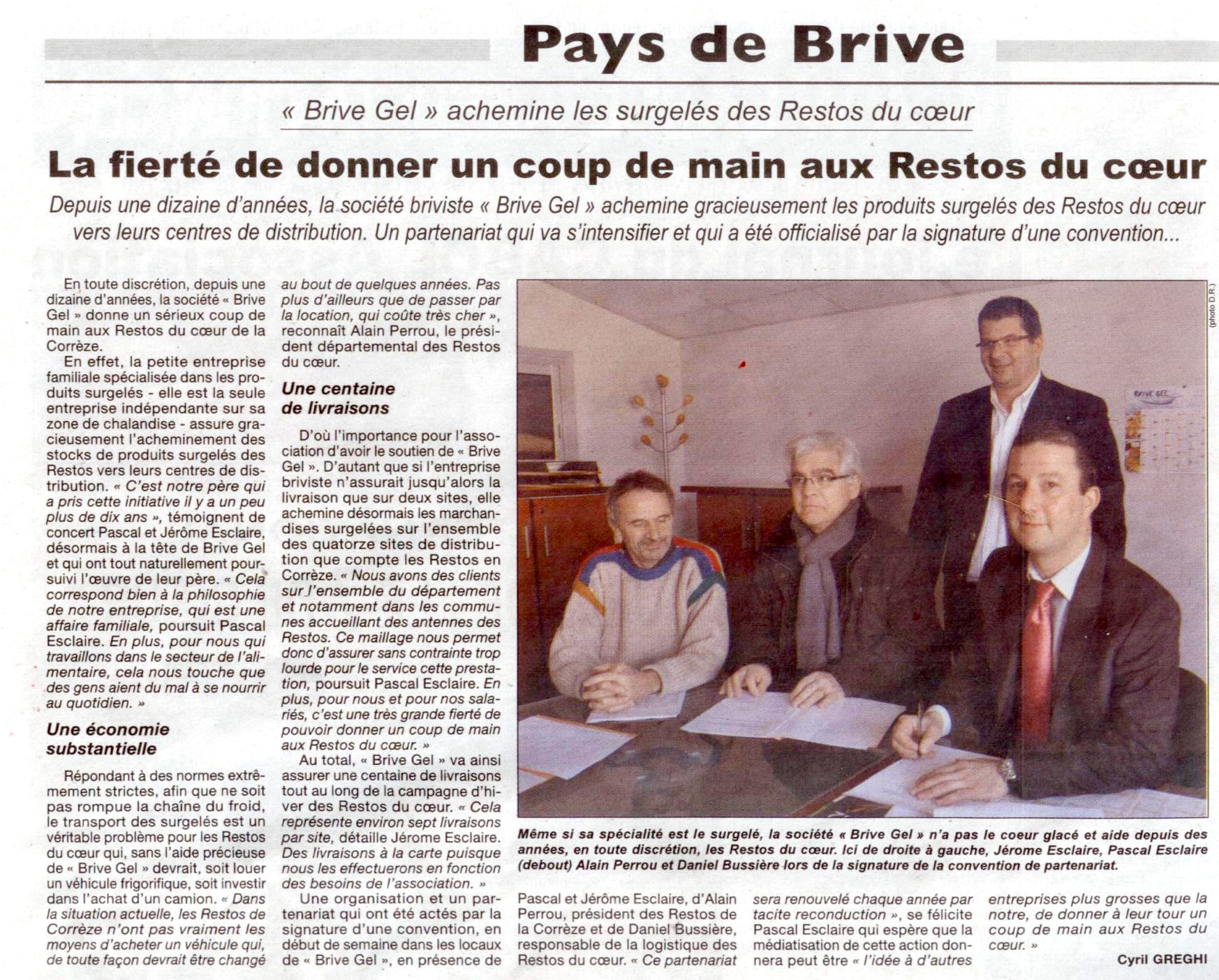 la vie Correzienne brive gel